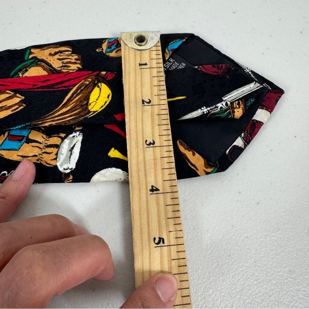 Vintage Golf Theme Silk Tie Black Novelty Golf Clubs Balls Summer Event Funky - Picture 11 of 14